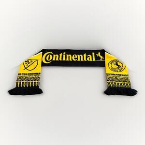 MLS Cup Unisex Yellow Black MLS Cup Continental Reversible Soccer Scarf 55x7